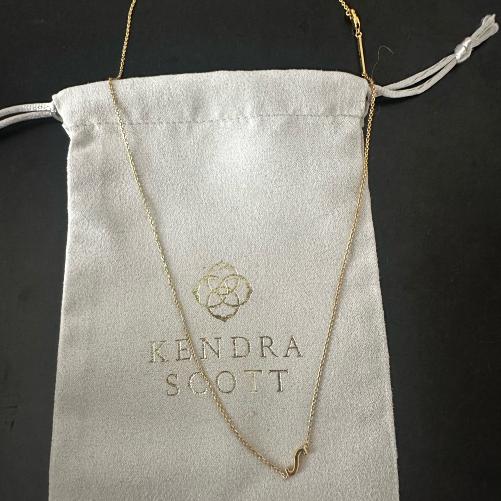 Kendra Scott | Letter ‘S’ Inline Pendant Necklace